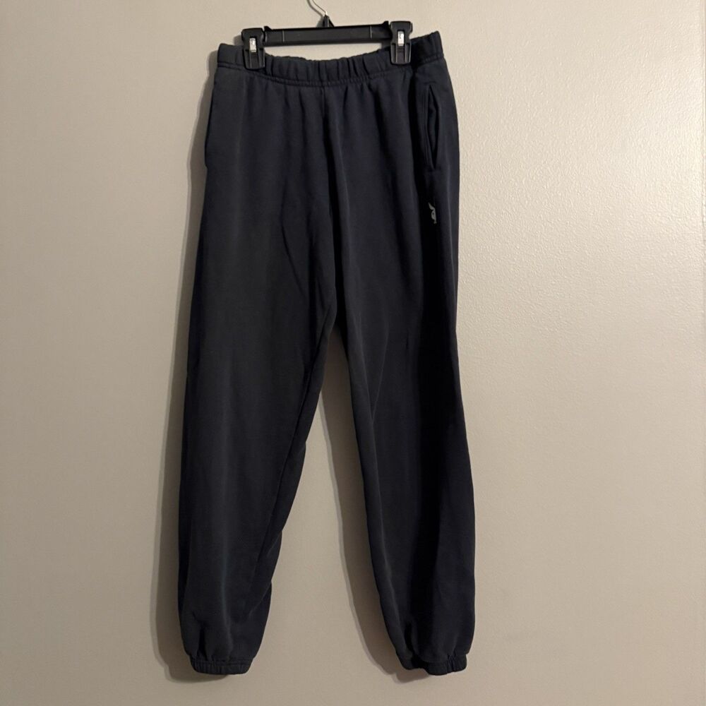 Playboy Joggers Women XS Black PacSun Logo Bunny Streetwear Lounge Y2K Joggers